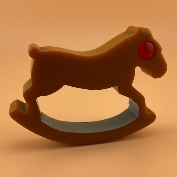 Bakelite Other - Bakelite Vintage Rocking Horse Napkin Ring